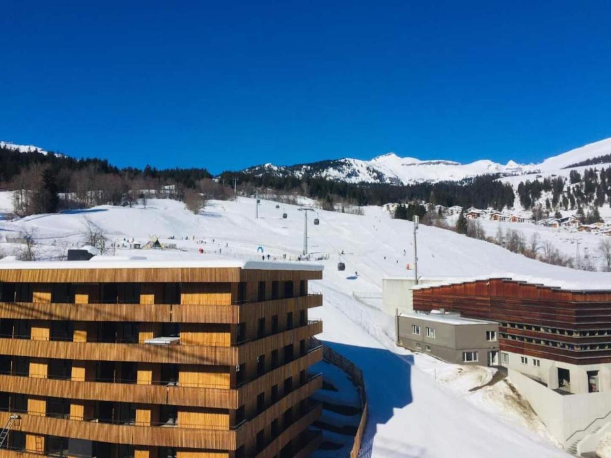 Stilvolle Ferienwohnung direkt an der Skipiste Flims Exterior foto